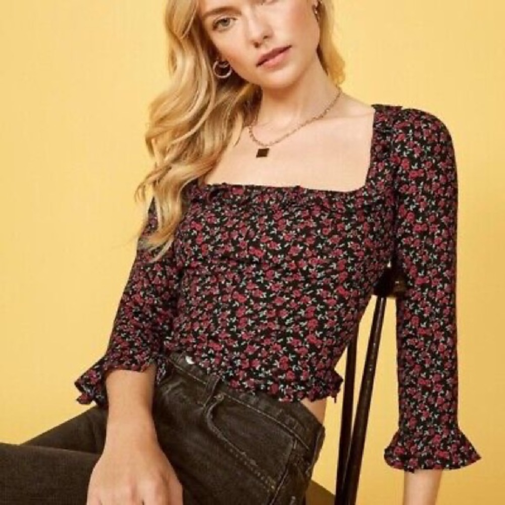 Reformation “Barb” top
